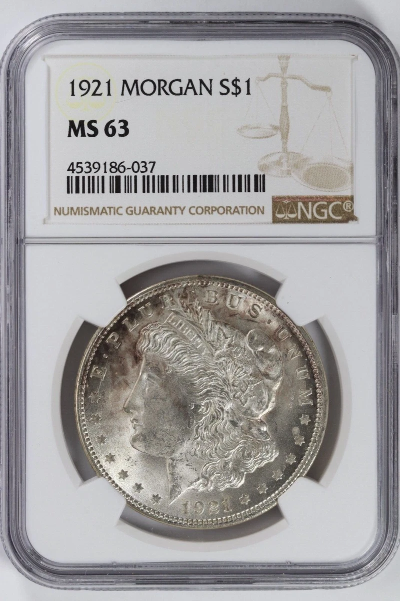 1921年 モルガンダラー アンティークコイン NGC MS62 モルガンダラー モルガン1ドル銀貨 1921年 アメリカ