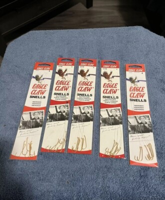 121-4 fishing hooks Owner ST-41 Stinger Treble 1 41 Stinger Treble Hooks are 2x stronger with corrosion 5 Packs Of Eagle Claw