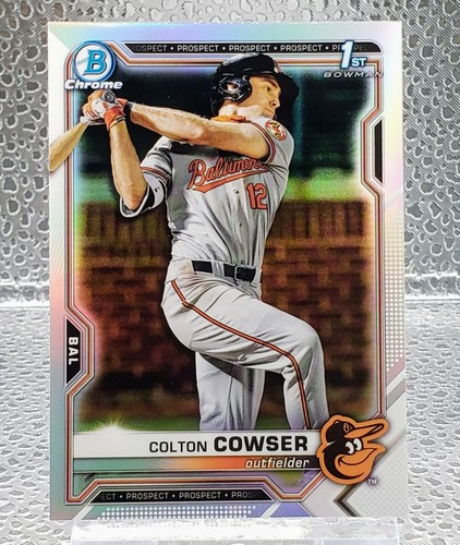 Colton Cowser - Refractor cromado Bowman Draft 2021 #BDC-166 - ORIOLES - Imagen 9 de 14