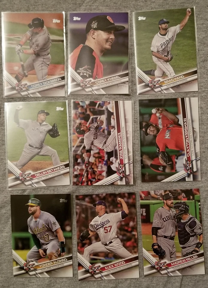 2017 Topps Baseball Update Series All Star Game Singles Pick Your Player Card - Image 2 of 3