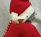 Santa & Mrs. Claus 19" Snowpeople with Birds 'Be Warm Inside And Out' Christmas  — photo 6