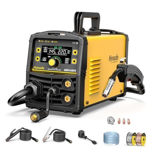 145A MIG Welder, Gas/Gasless Flux Core MIG Welder/Lift MIG145FX 110V/220V