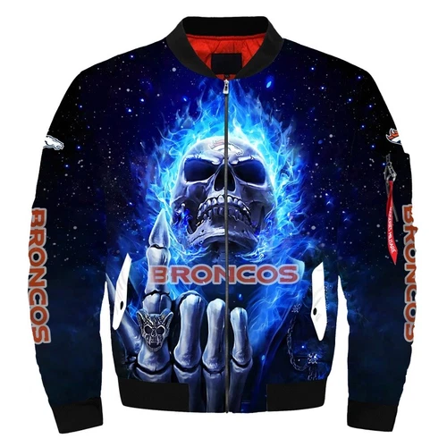 Denver Broncos Men's Flight Bomber Jacket