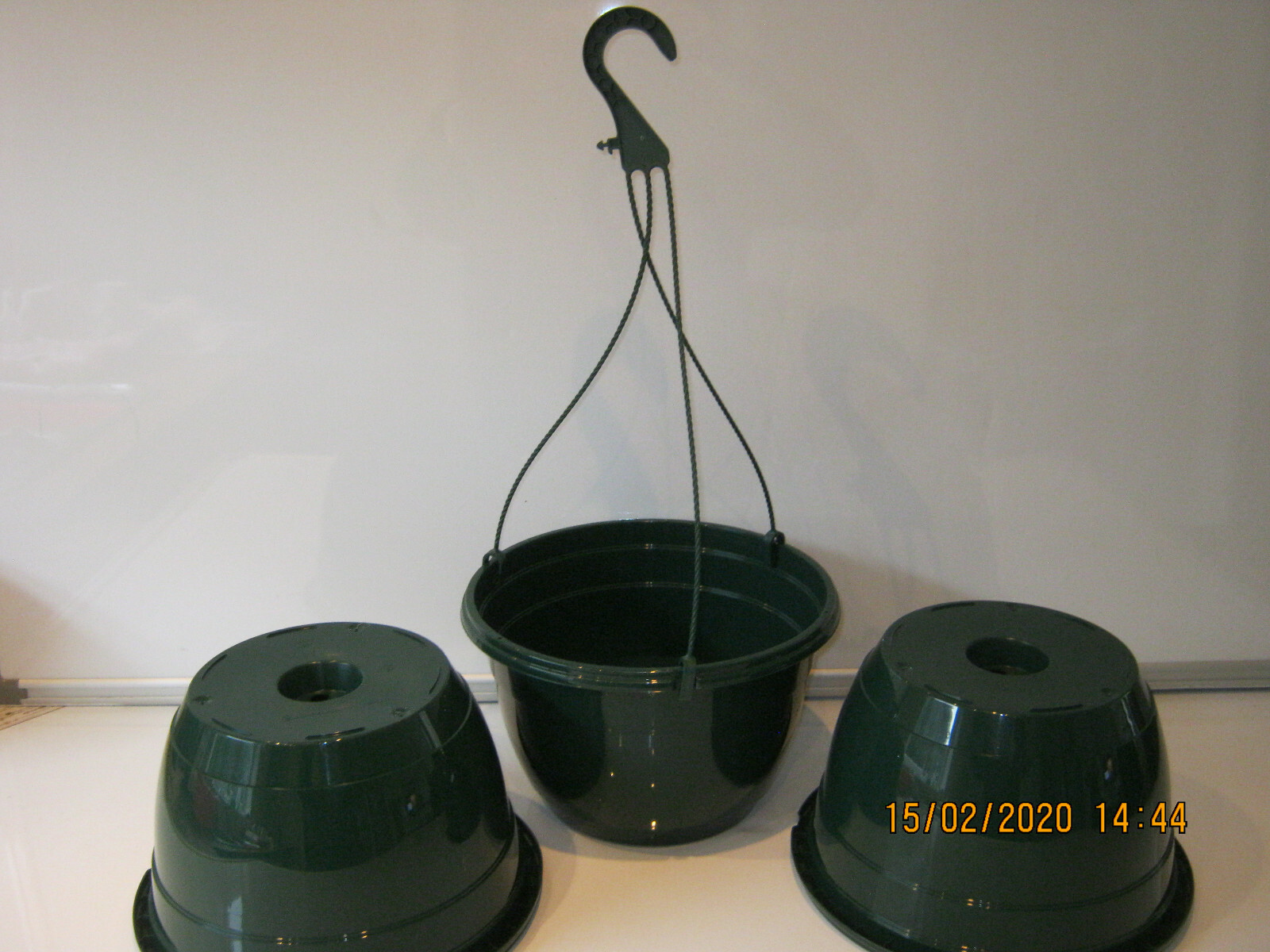 3 X 5 LITRE / 25CM HANGING BASKETS eBay