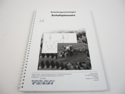 2011 Fendt 720 722 724 Vario Wiring Diagrams Electrics Transmission Hydraulics Wiring Diagram