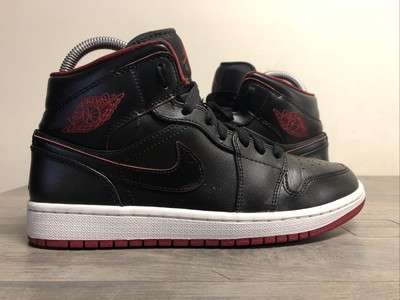 RARE Nike Air Jordan 1 Retro Mid Black 