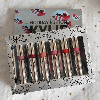 Neu Kylie Holiday Edition 12 Stück Special Edition Mini Matte KIT Lippenstift