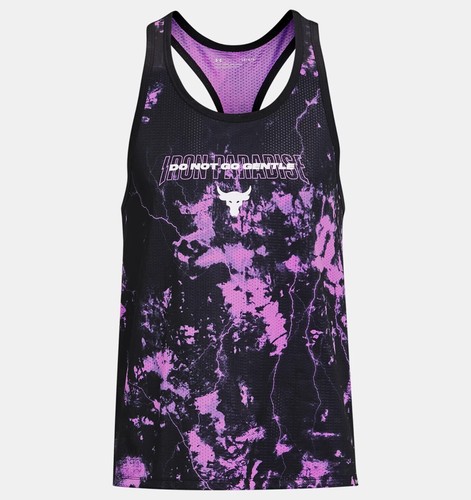 UNDER ARMOUR HERREN PROJECT ROCK PRINT MESH TANK TOP GRÖSSE LARGE NEU MIT ETIKETT $ 50 - Bild 1 von 4