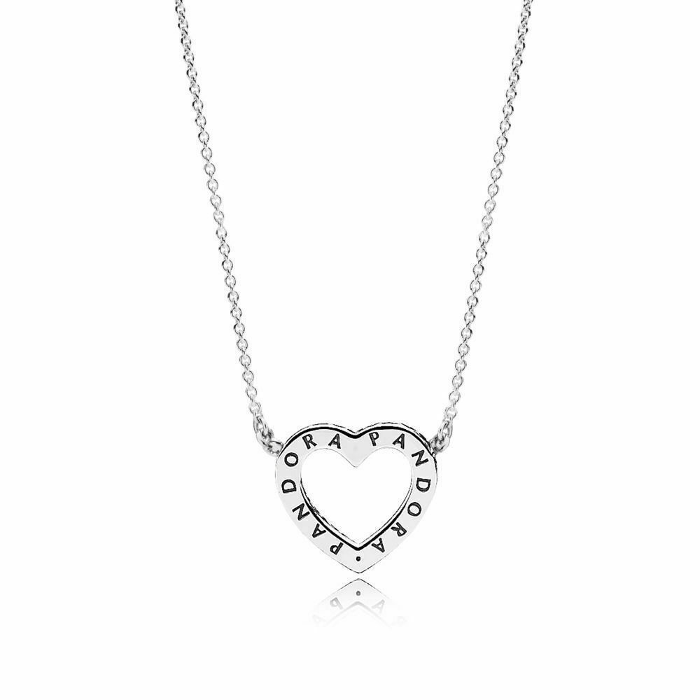 Authentic 925 SIlver Loving Hearts of PANDORA Necklace #590534CZ