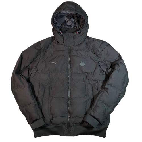black puma puffer jacket