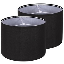 Drum Lampshade Set of 2 Lamp Shades for Table Lamps Floor Lamp 13" Top X 13" ...