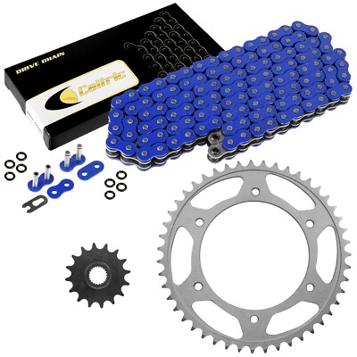 Blue O-Ring Drive Chain & Sprocket Kit for BMW F650GS F650 Gs 1999-2007