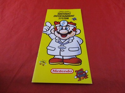 Nintendo NES Console Store Brochure Leaflet System Promo Dr. Mario Cover