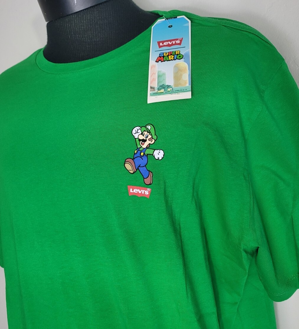 Levi's x Super Mario Nintendo Limited Edition Green Luigi Mamma