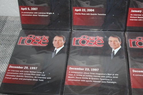 Charlie Rose Movie Interview DVD Job Lot Bundle - OD1 - Foto 5 di 5
