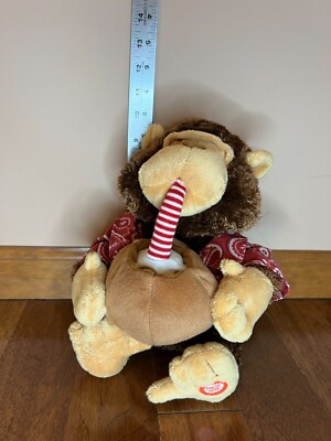 Dancing Singing Animated Plush King Young Pina Colada Light Up MONKEY 10  Rare