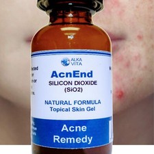 Acne Cystic Gel Remedy Silicon Dioxide AcnEnd Skin Care Fast Results ALKA VITA