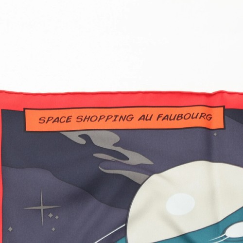 Hermes Carre 90 Silk Space Shopping au Faubourg Scarf 508002 - Picture 9 of 15
