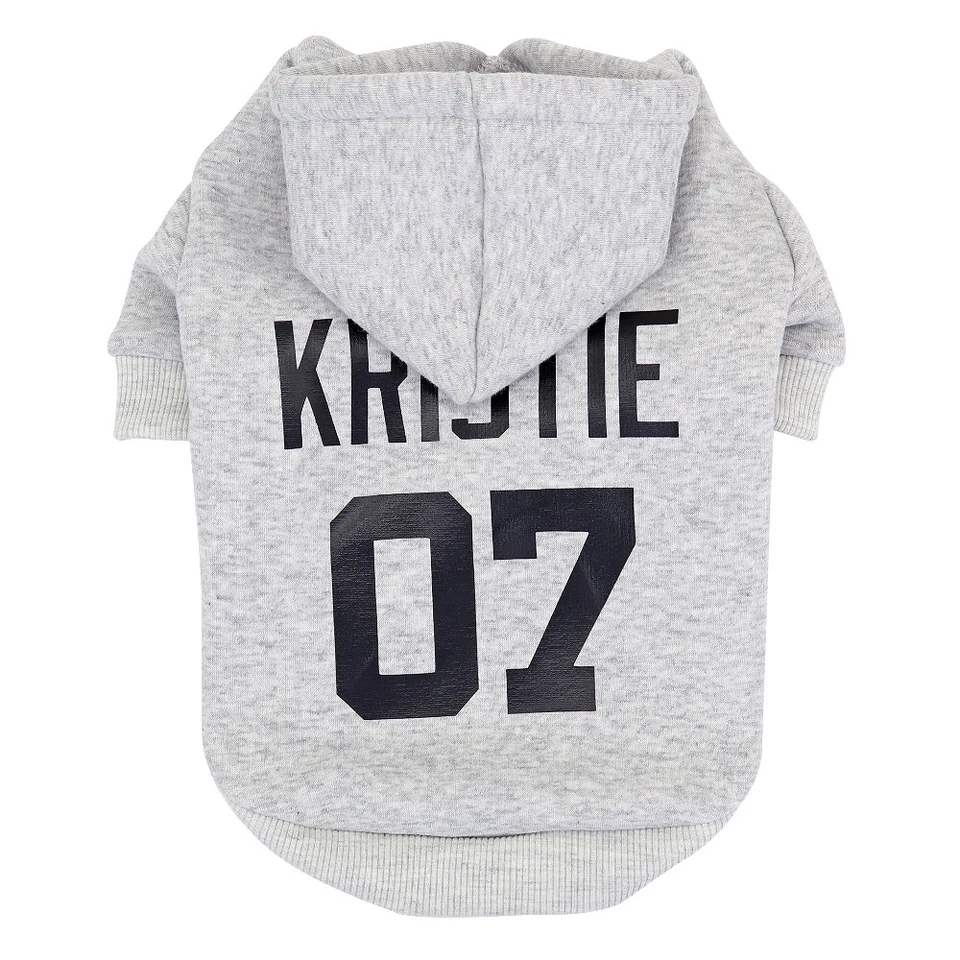 Custom Pet Dog Sweatshirt Personalised Name Number Hoodie Clothes French Bulldog - Image 4 of 4