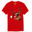 miniature 2  - Kids Boys Girls Smiling Rudolph Reindeer Xmas Christmas Tee T-Shirt Top Tshirt