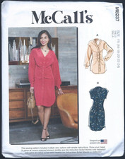 NEW/UNCUT M8237 McCall's Pattern Misses Dresses & Tunic 3 Variations (SZ 16-24)