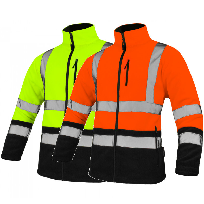 Chaqueta polar chaqueta de trabajo suéter chaqueta polar 400 g/m² amarillo naranja talla M - XXXL