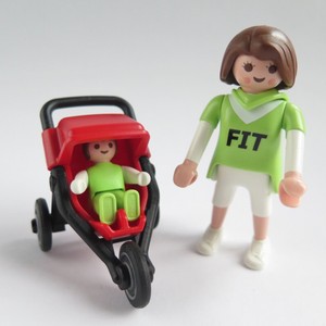 playmobil mother and baby