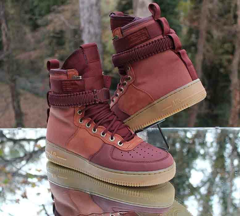 Size 9 - Nike Sf Air Force 1 Premium Dark Russet for sale online | eBay