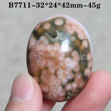 B7711-45g  Amazing Natural Polished OCEAN JASPER Furnishing Freeform Healing