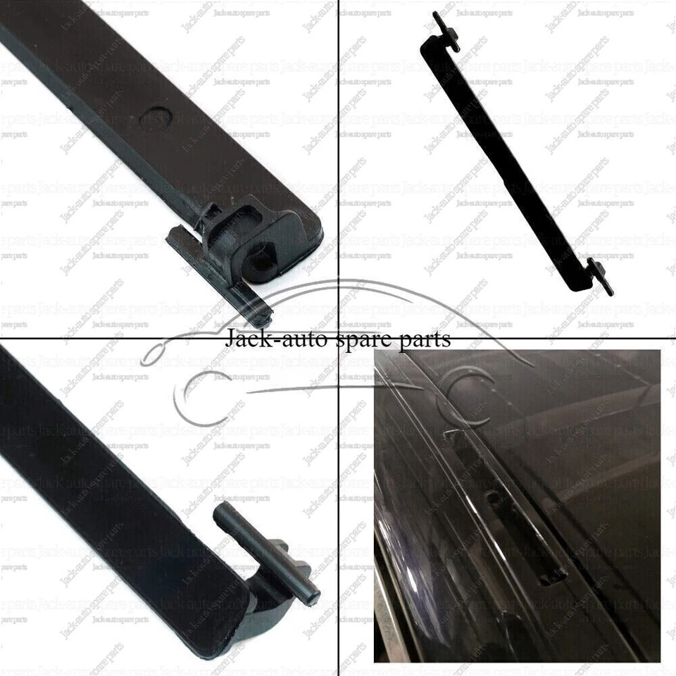 Cubierta de puerto de moldeo para portaequipajes de techo imprimado 1 pieza para serie 5 F10 F11 2010-2016 Foto 2 de 4