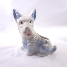 Vintage Art Pottery Scottish Terrier Scottie Dog Planter