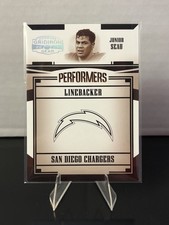 2005 Donruss Gridiron Gear Performers Silver /250 Junior Seau #P-28 HOF