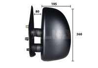 Aussenspiegel Links FÜR Fiat Ducato Pritsche/Fahrgestell (244 ) - Alkar 9254961