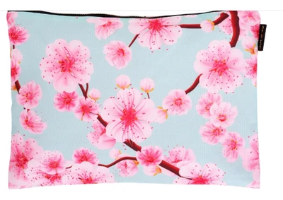 SMUG Elegant Cherry Blossom floral washbag/toiletry bag/accessory bag