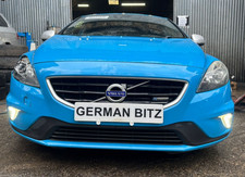 VOLVO V40 R DESIGN 2012-2018 COMPLETE BLUE FRONT BUMPER WITH GRILLE & FOGS