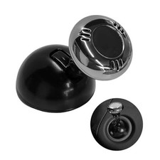 Joystick Car Push Start Button Cover, Metal Car Starter Engine Start Stop Black