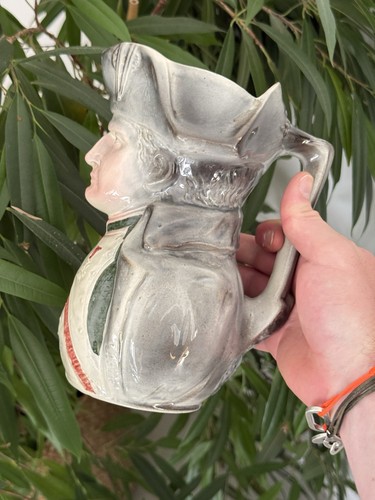 Pitcher & Barbotine & Napoleon & Antique - Picture 4 of 9
