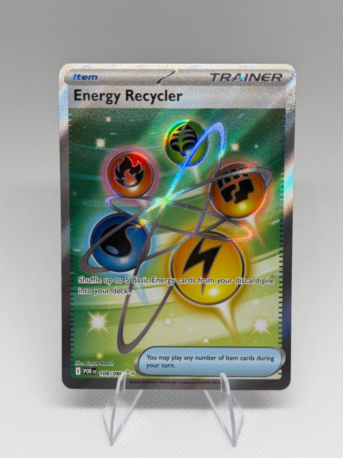 Energy Recycler 108/088 (NM) - ME03: Perfect Order - Ultra Rare - Pokemon TCG