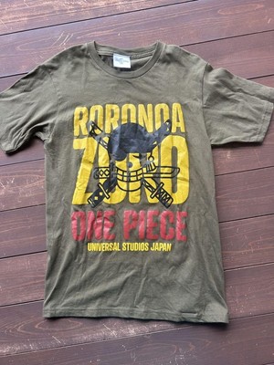 One Piece Zoro T-Shirt S Size Universal Studios Japan Authentic Character Tee