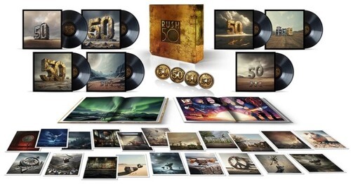 Rush - 50  [Super Deluxe 4 CD/180gram 7 LP] [New Vinyl LP] Oversize Item Spilt,