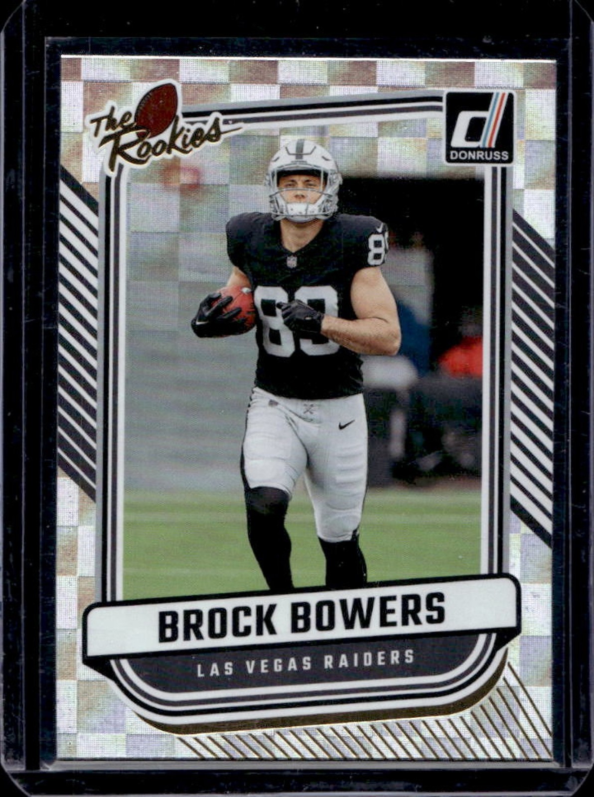 2024 Donruss Brock Bowers The Rookies Rookie RC #TR-36 Raiders