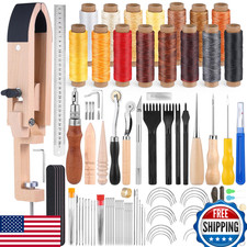 Yizzvb Leather Stitching Pony Clamp - Desktop Leathercraft Sewing Tool Kit