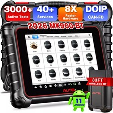Autel Maxicom Mk900bt Pro Full Bidirectional Scanner Can Fd Doip Wifi Print