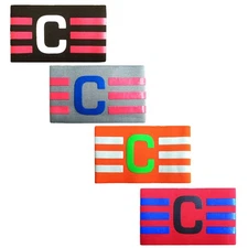 Captains Armband for Football, Soccer, Hockey Adult Kids "C" Captain Armband 