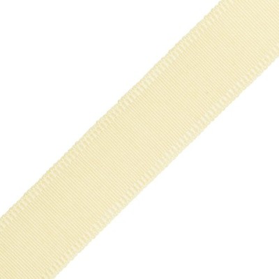 Samuel & Sons 2.375 Yards 1.5  Cambridge Strie Braid 60 Vanilla Luxury Trim