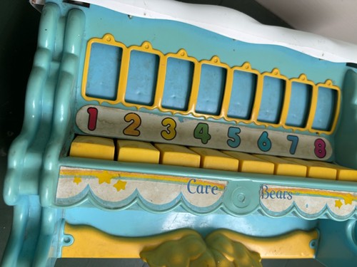 Vintage Care Bears Toy Piano 1985 - Picture 4 of 6