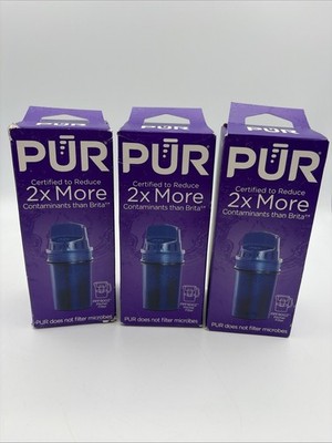 NEW PUR Replacement Water Filter For Pitcher and Dispenser 3 Pack Model PPF900Z