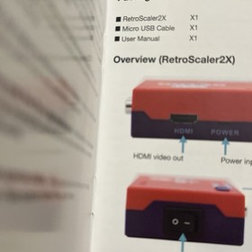 RetroScaler2x AV to HDMI Up-Scaler Converter Line-Doubler Retro Consoles Tink