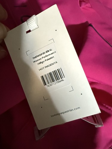 Tommy Hilfiger Performance Hot Magenta Polo Shirt Size XL - Picture 5 of 6