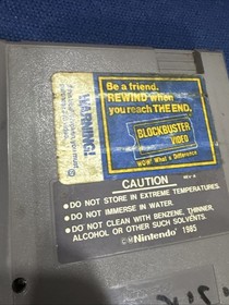 Godzilla: Monster of Monsters NES  Authentic 1989 BLOCKBUSTER STICKER Rare Works